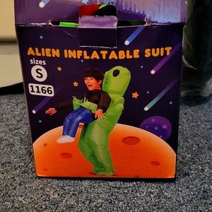 Alien inflatable suit, youth size small